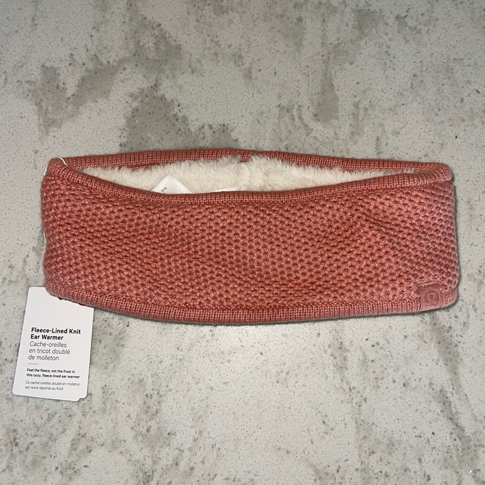 NWT Lululemon Fleece-Lined Knit Ear Warmer